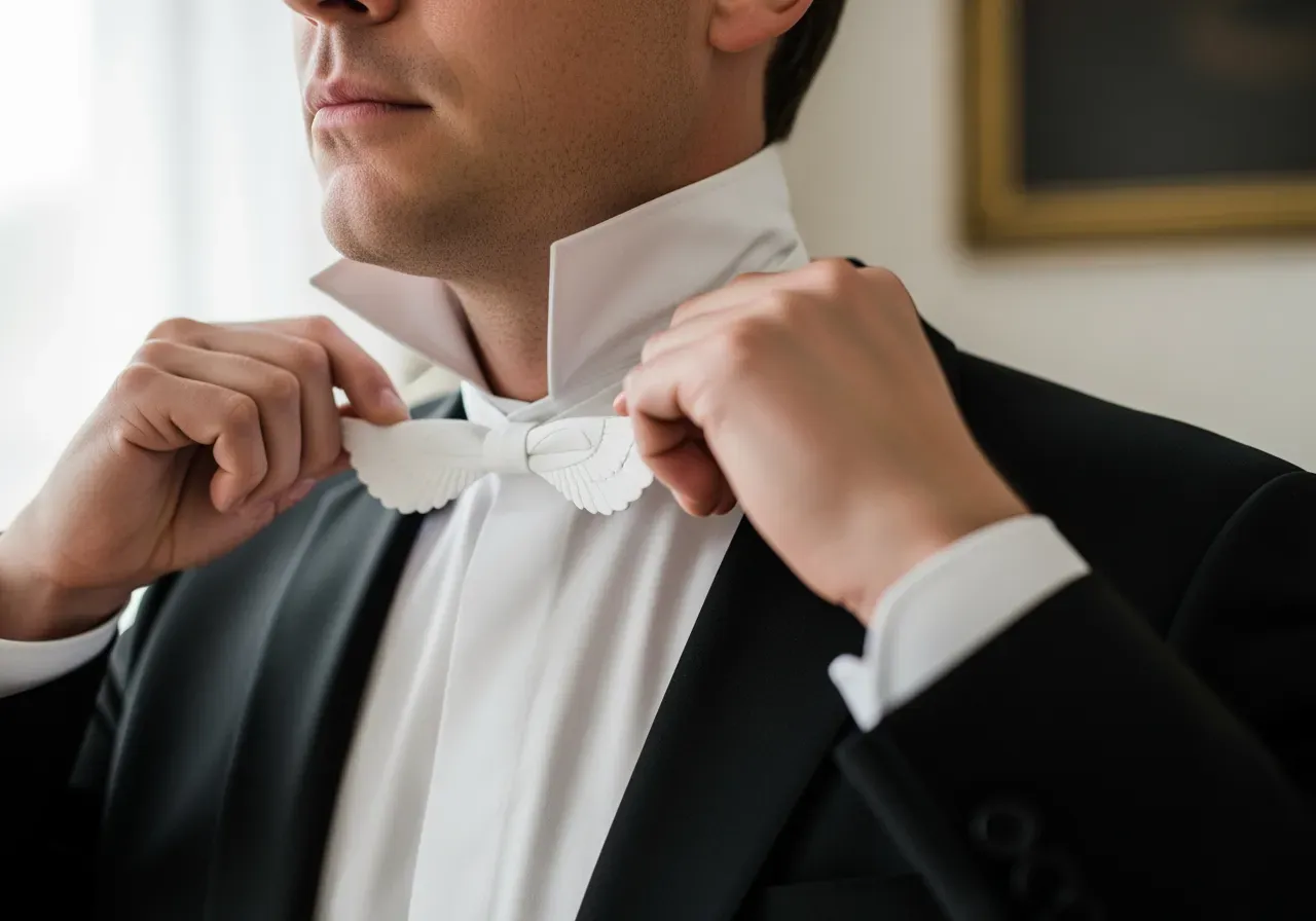 Bandkrage eller vingkrage i vitt