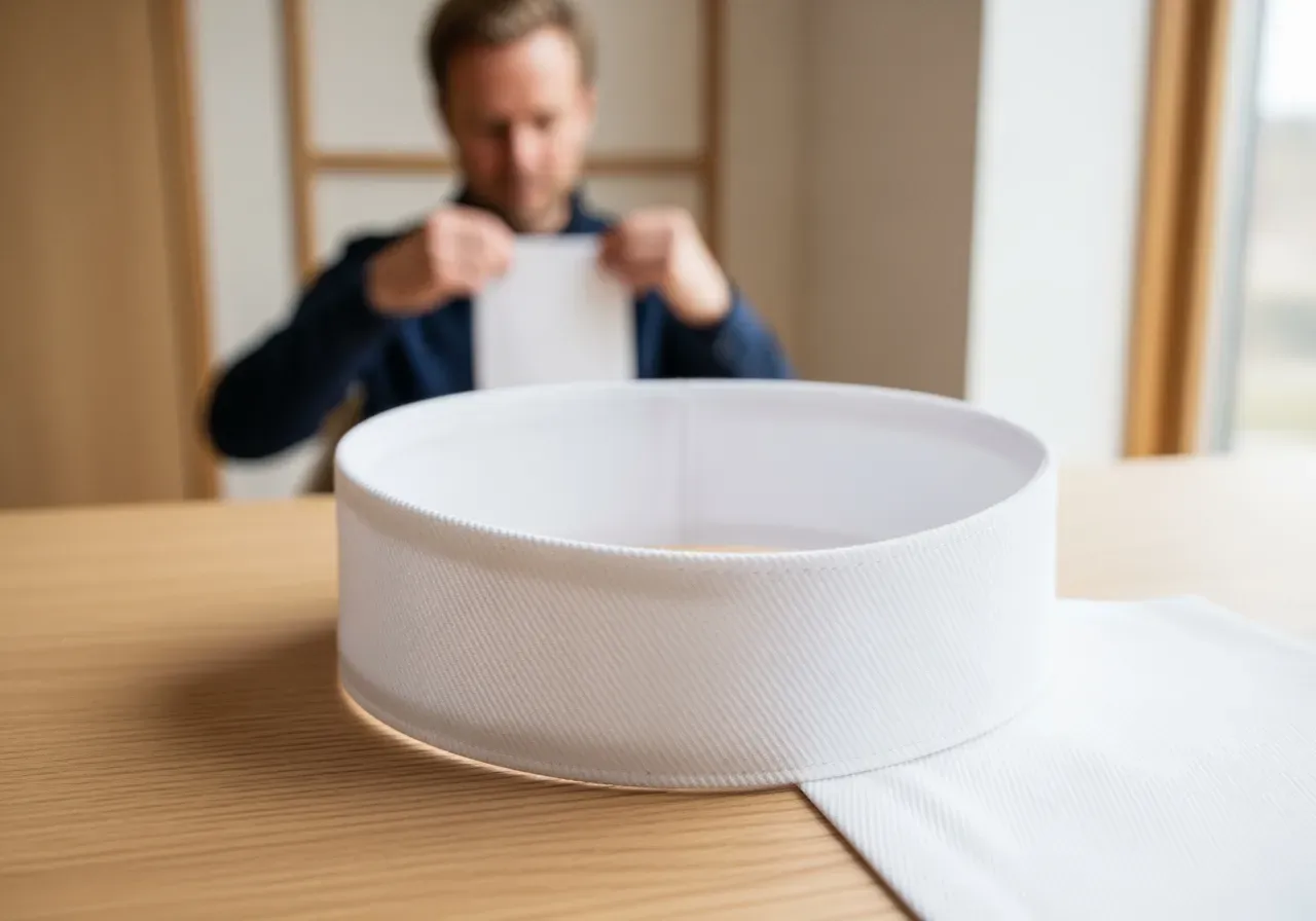 Vit bandkrage i teknisk kypert