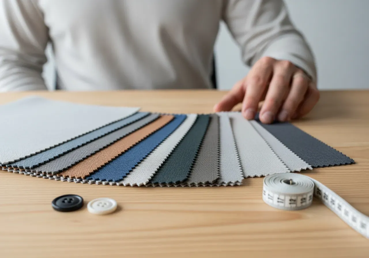 Detaljval för måttsydd campkrageskjorta