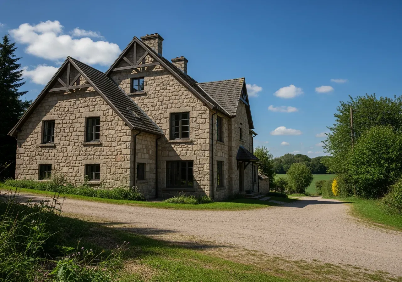 Ljusblå randig bandkrageskjorta i poplin