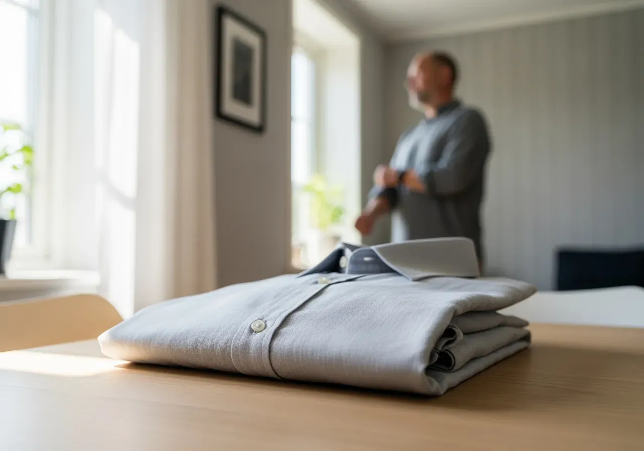 Linneskjorta för sommarbröllop och fest