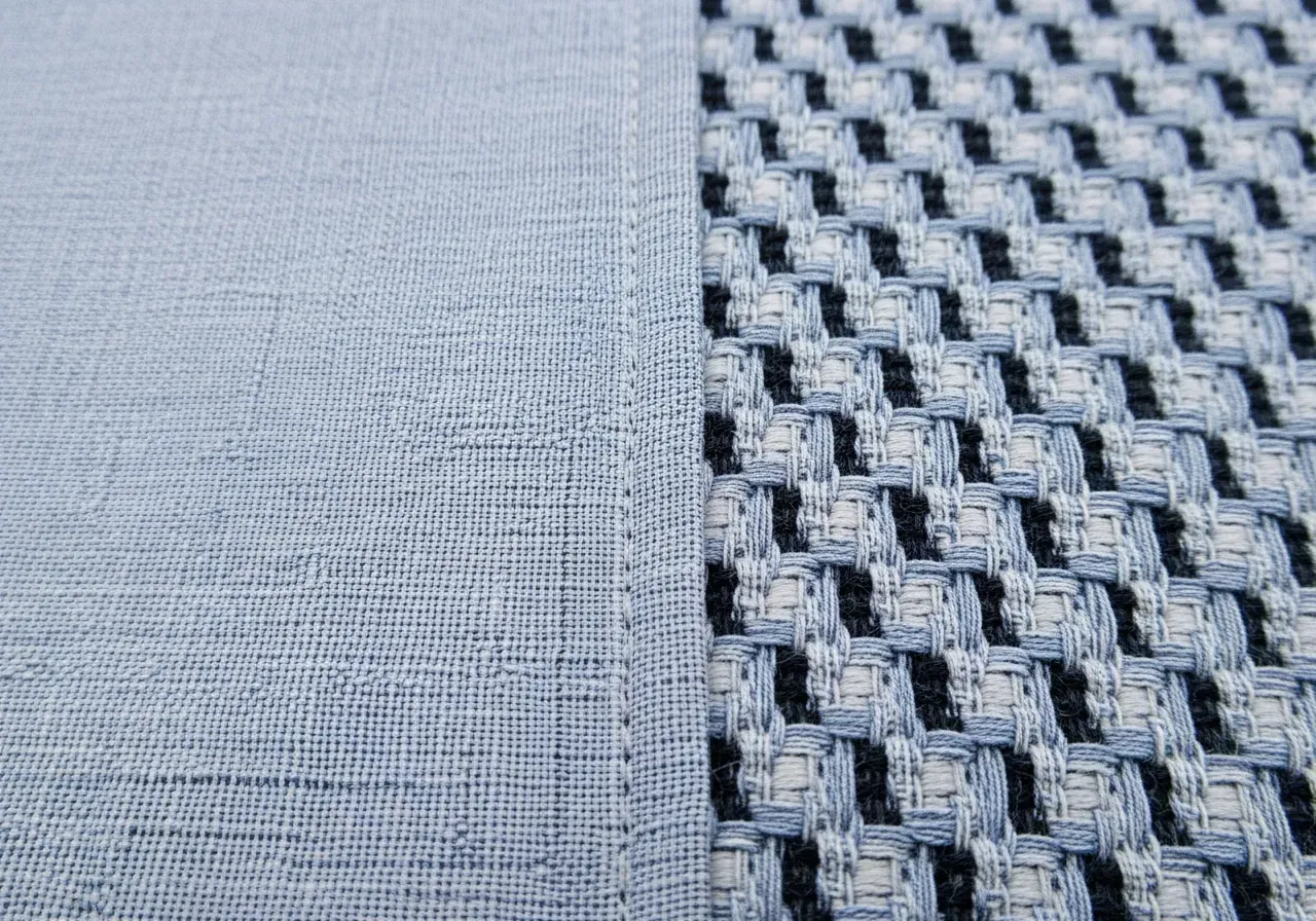 Filafil och gallerbindning i skjortväv