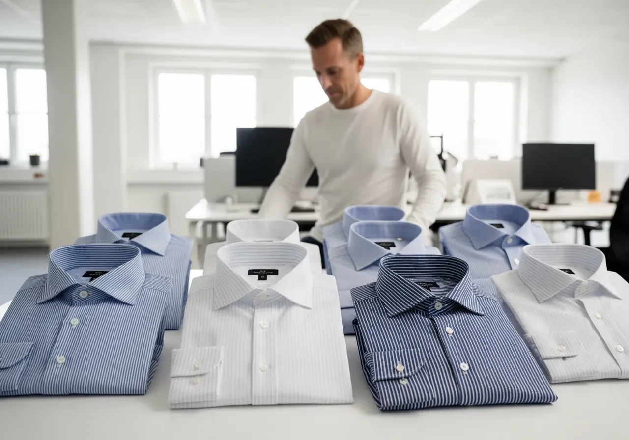 Seersucker och filafil för kontoret