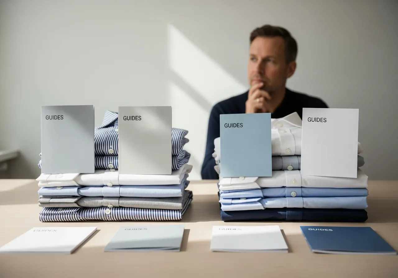 Guider till kontors- och kostymskjortor
