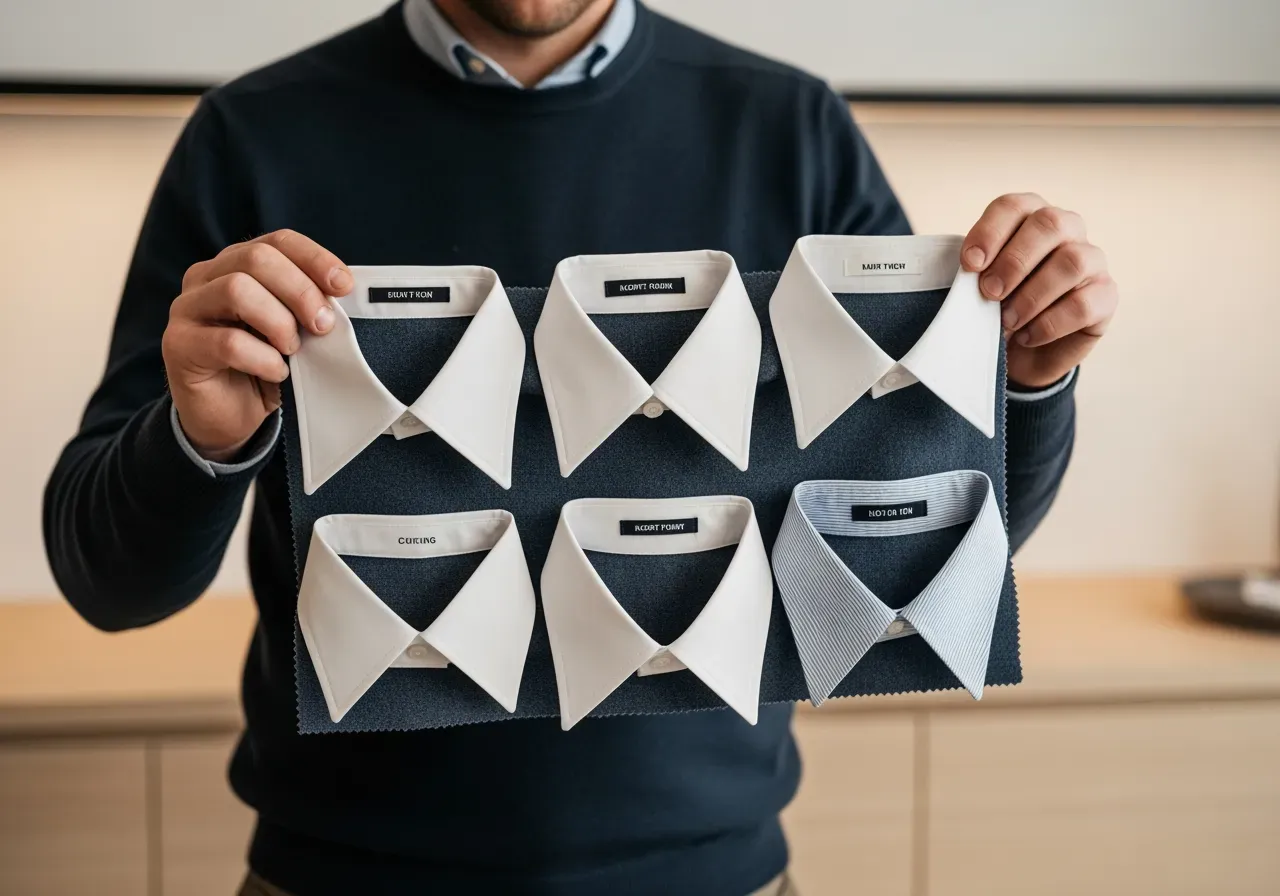 Kragar med korta spetsar guide