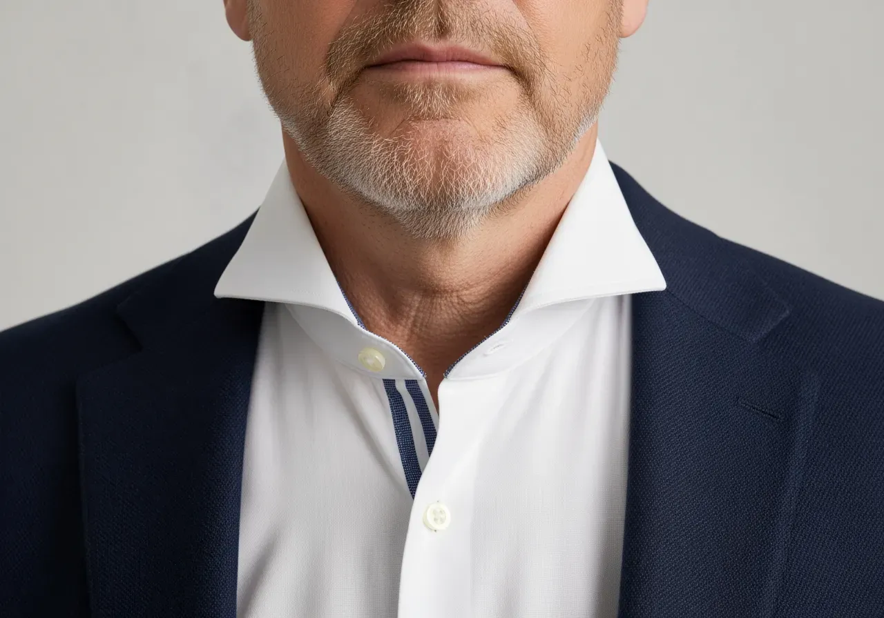 Rätt kraghöjd för spridd krage