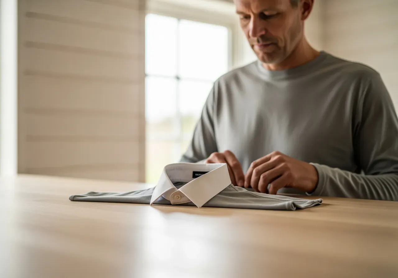 Spridd eller rak krage med korta spetsar