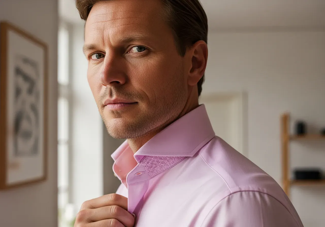 Rosa cutawaykrage med gallerstruktur