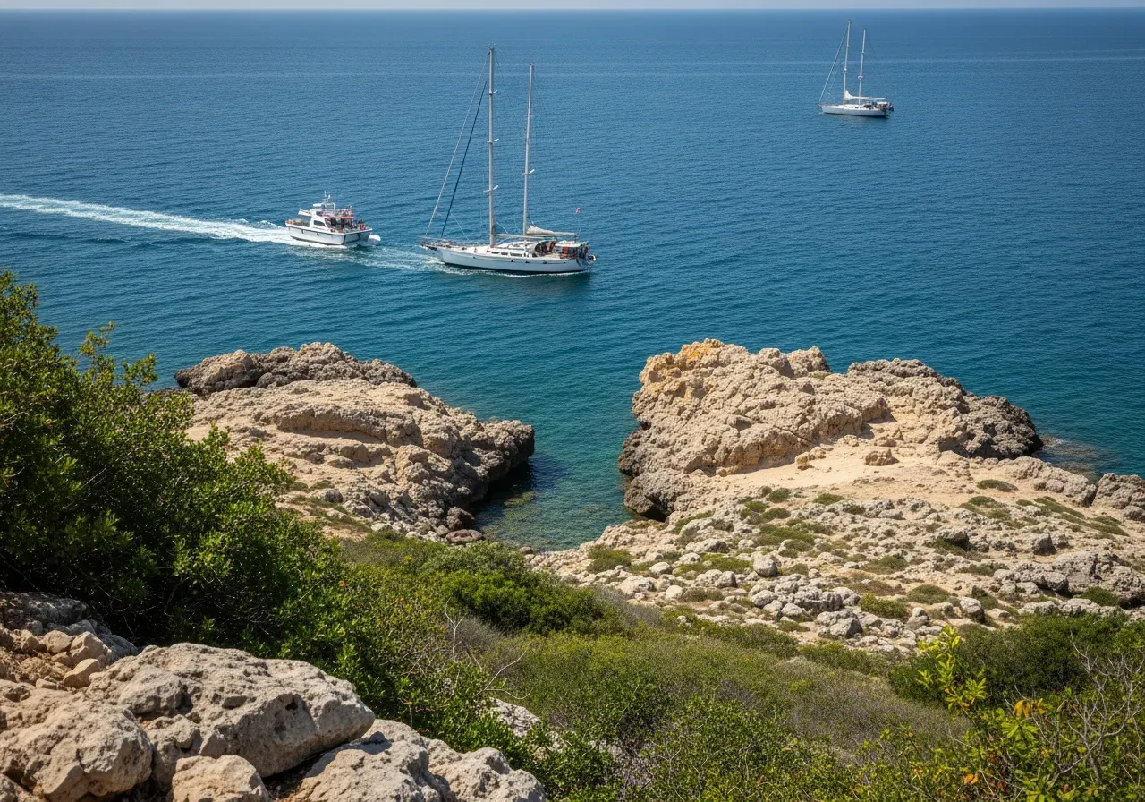 Spridd krage i blå poplin