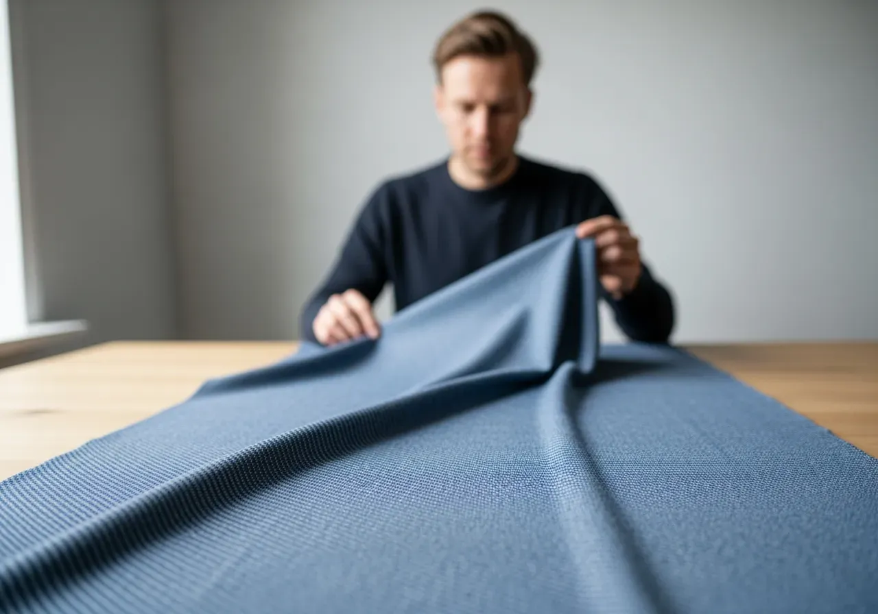 Blå hårfin rand i kypert