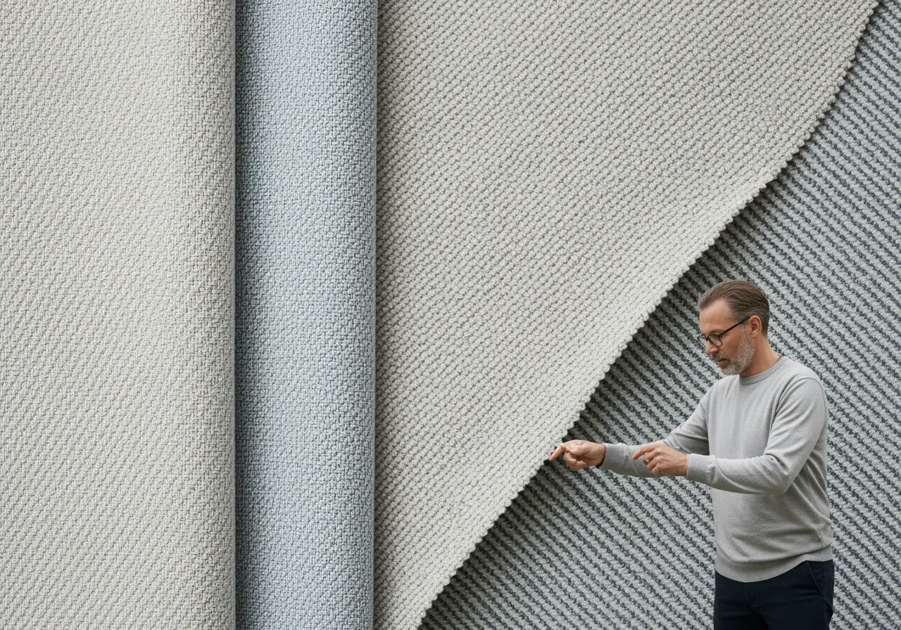 Randstruktur i dobby och twill