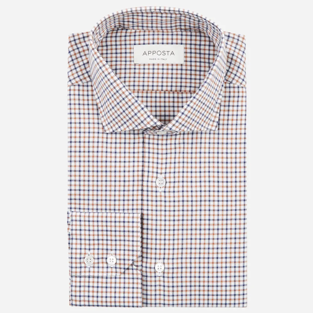 Customisable  Multi-colour Flannel Twill Check Shirt, Made To Measure