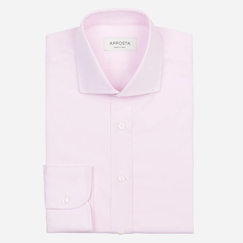 Customisable  Pink Cotton Pin Point Shirt, Made To Measure