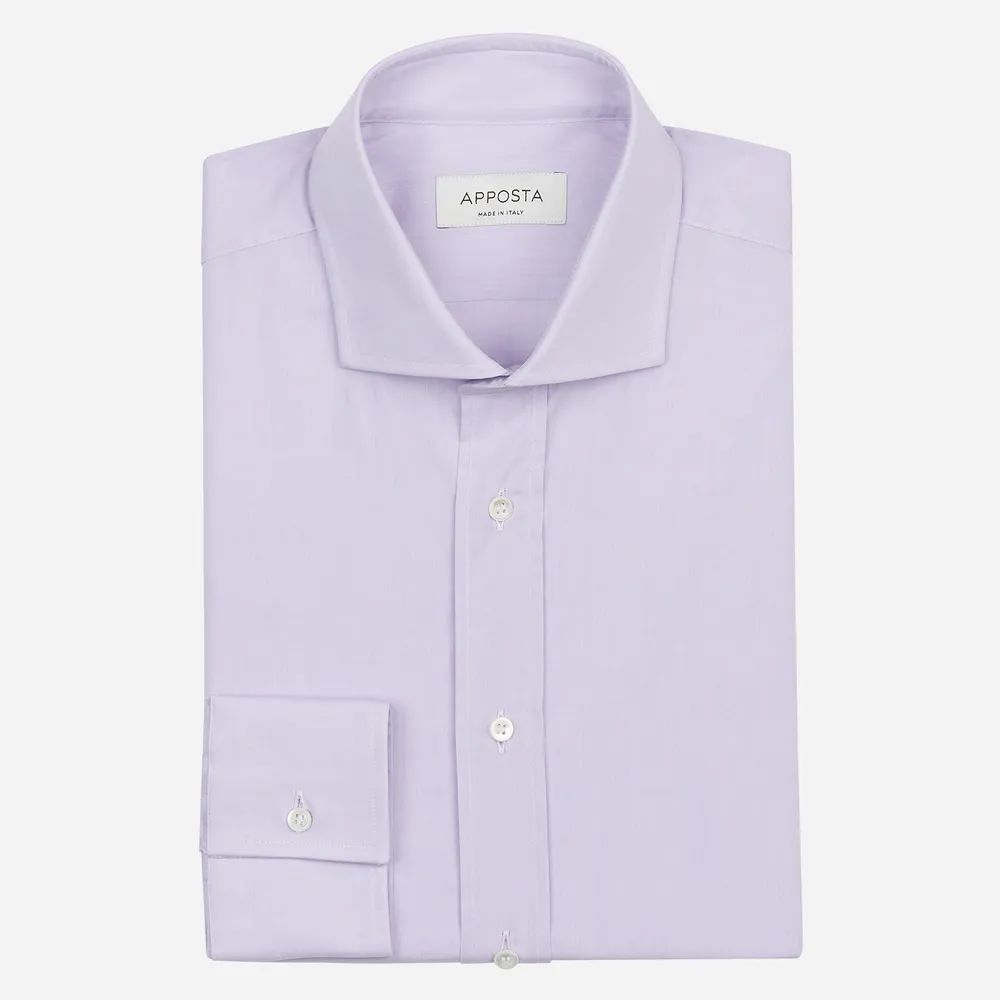Customisable  Violet Cotton Zephyr Shirt, Made To Measure