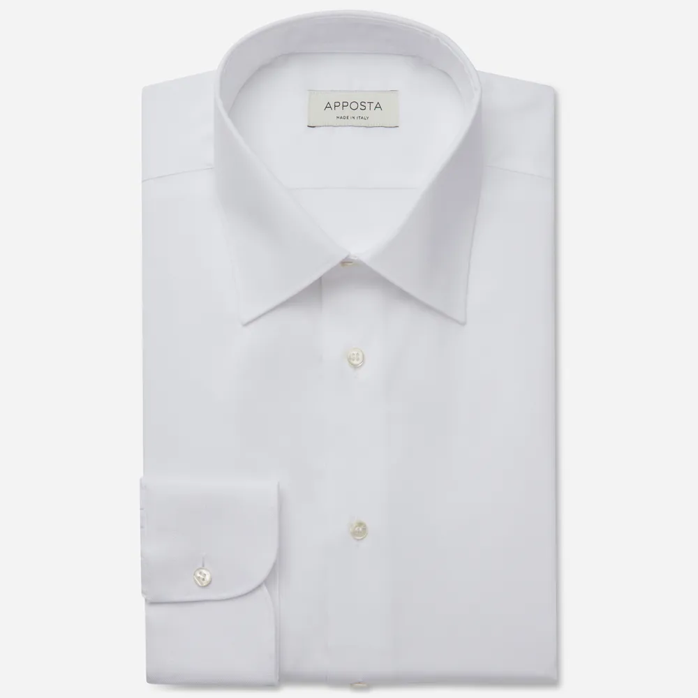 Customisable  White Cotton Poplin Viroformula Shirt, Made To Measure