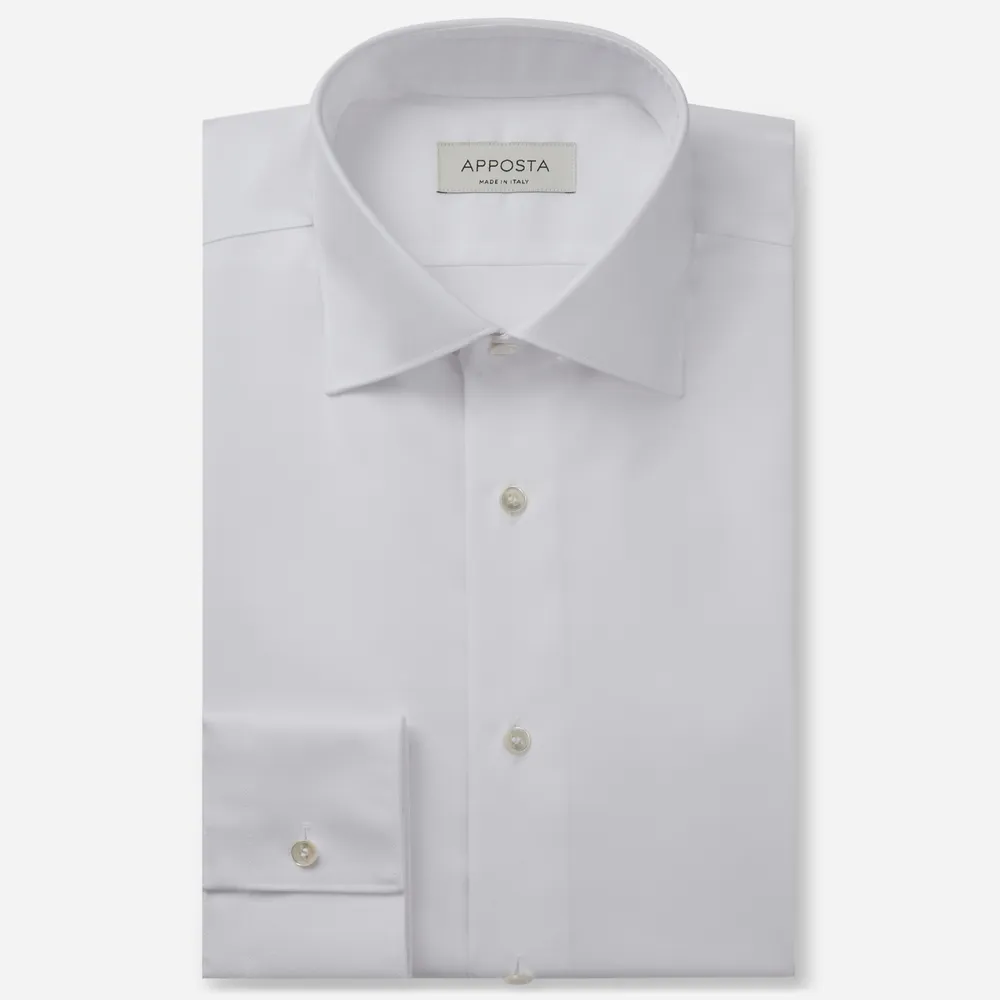 Customisable  White Wrinkle Free Cotton Oxford Shirt, Made To Measure