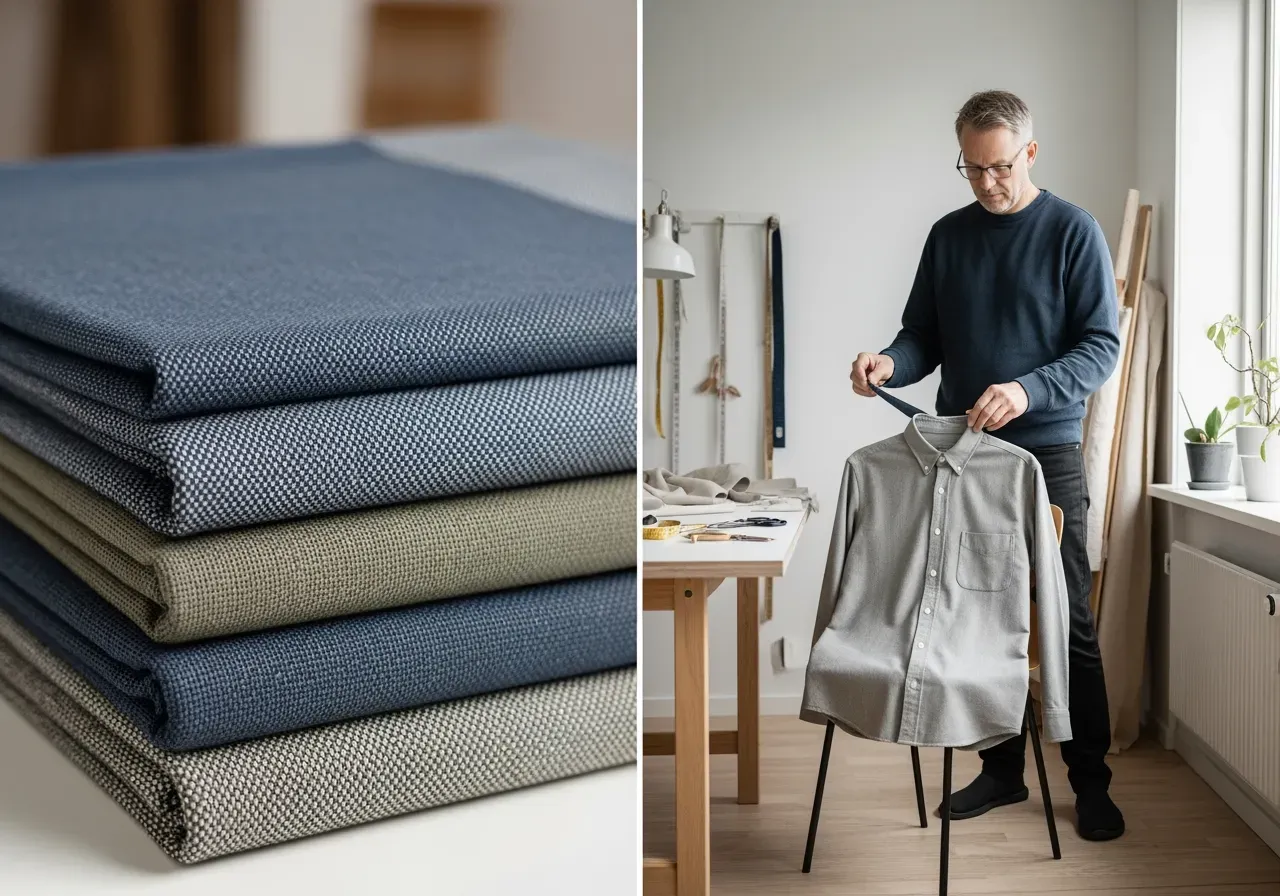 Bomullsoxford för utanpåskjorta