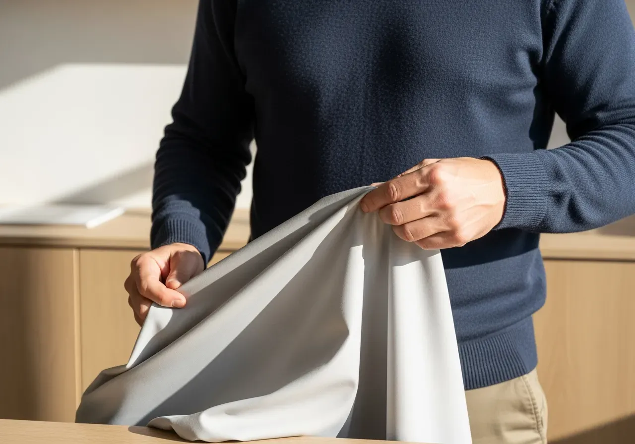 Fiberlängd och känsla i skjorttyg