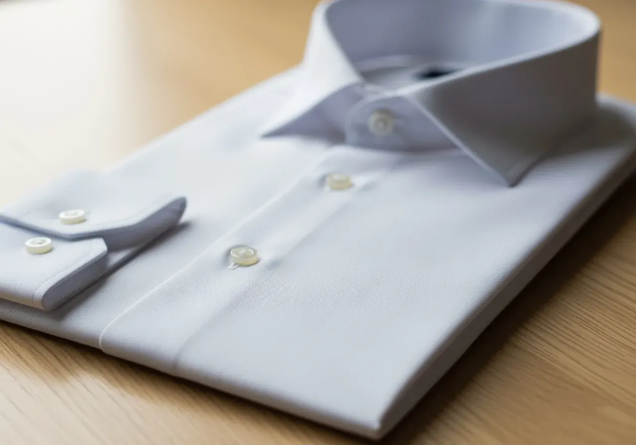 Glans i egyptisk poplin skjorta