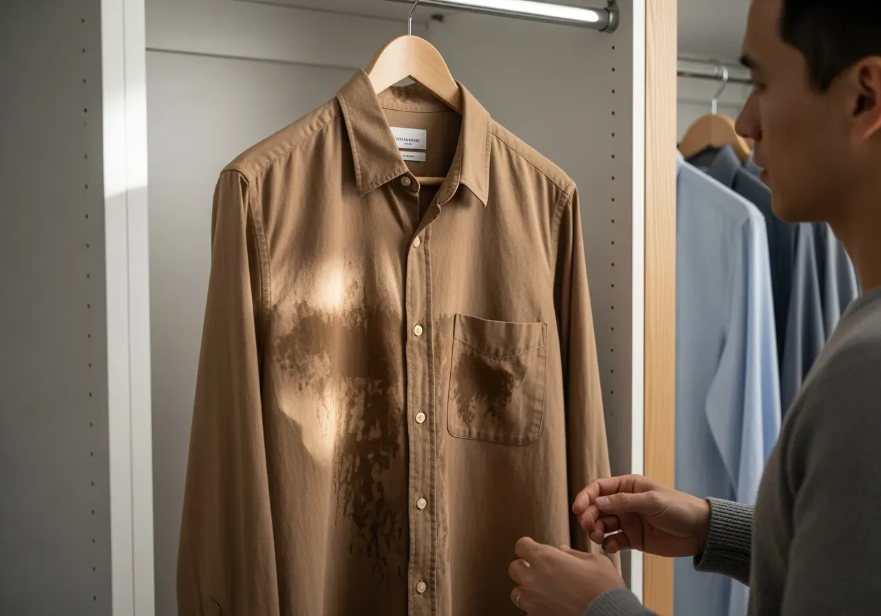 Bomullskypert och fukt i skjortor