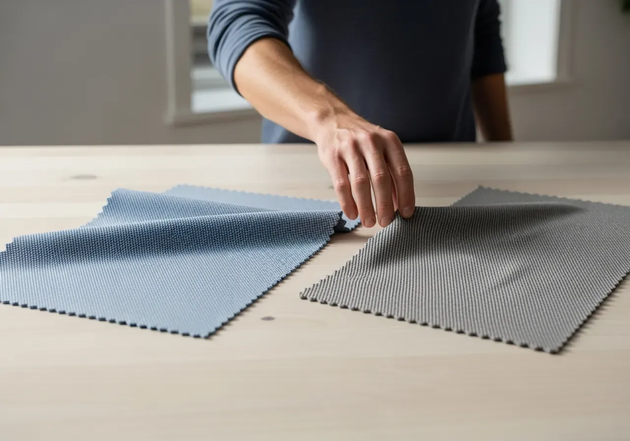 Luftig oxford och elastisk kypert