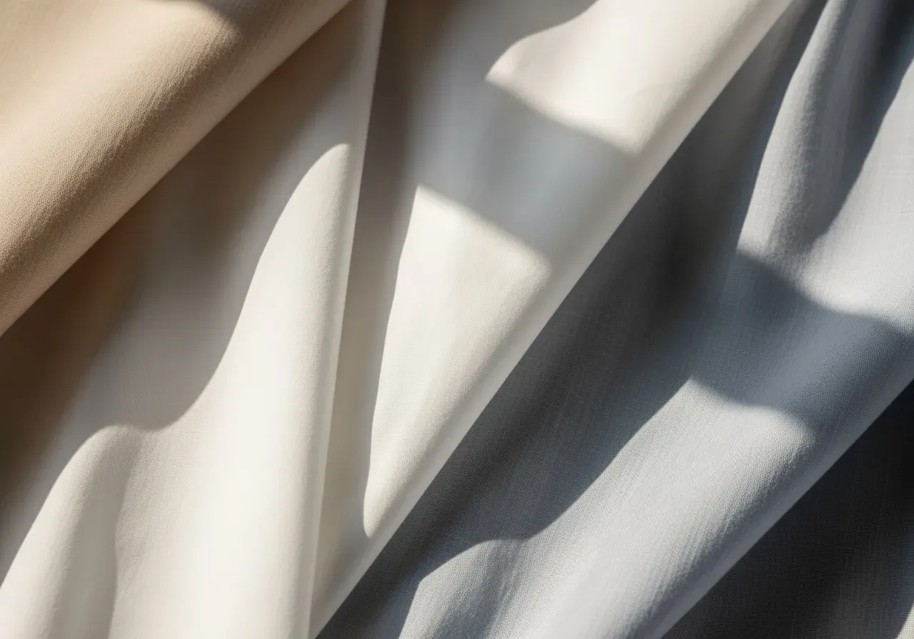 Lyster i poplin och bomull lin