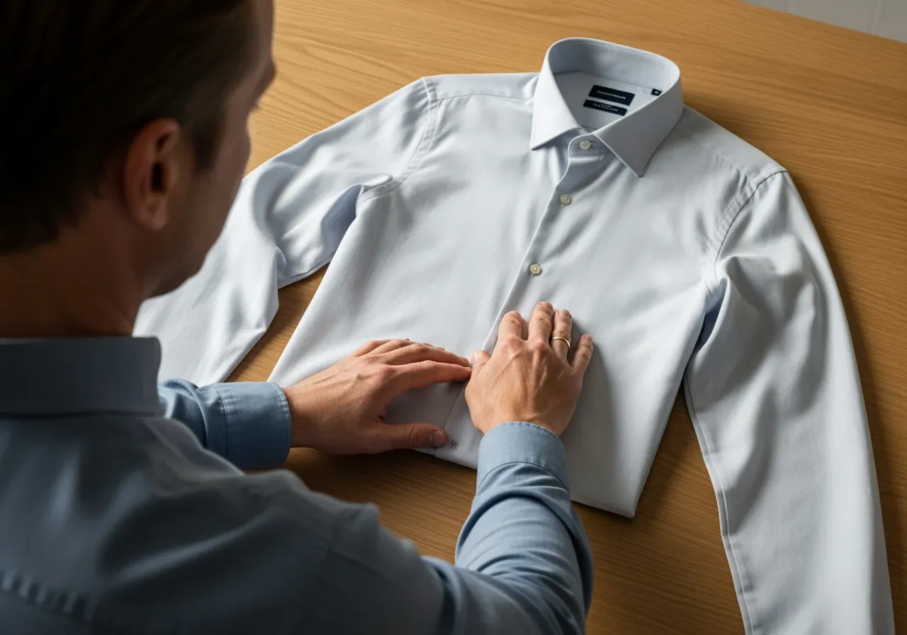 Lättstruken bomullspoplin utan noppor