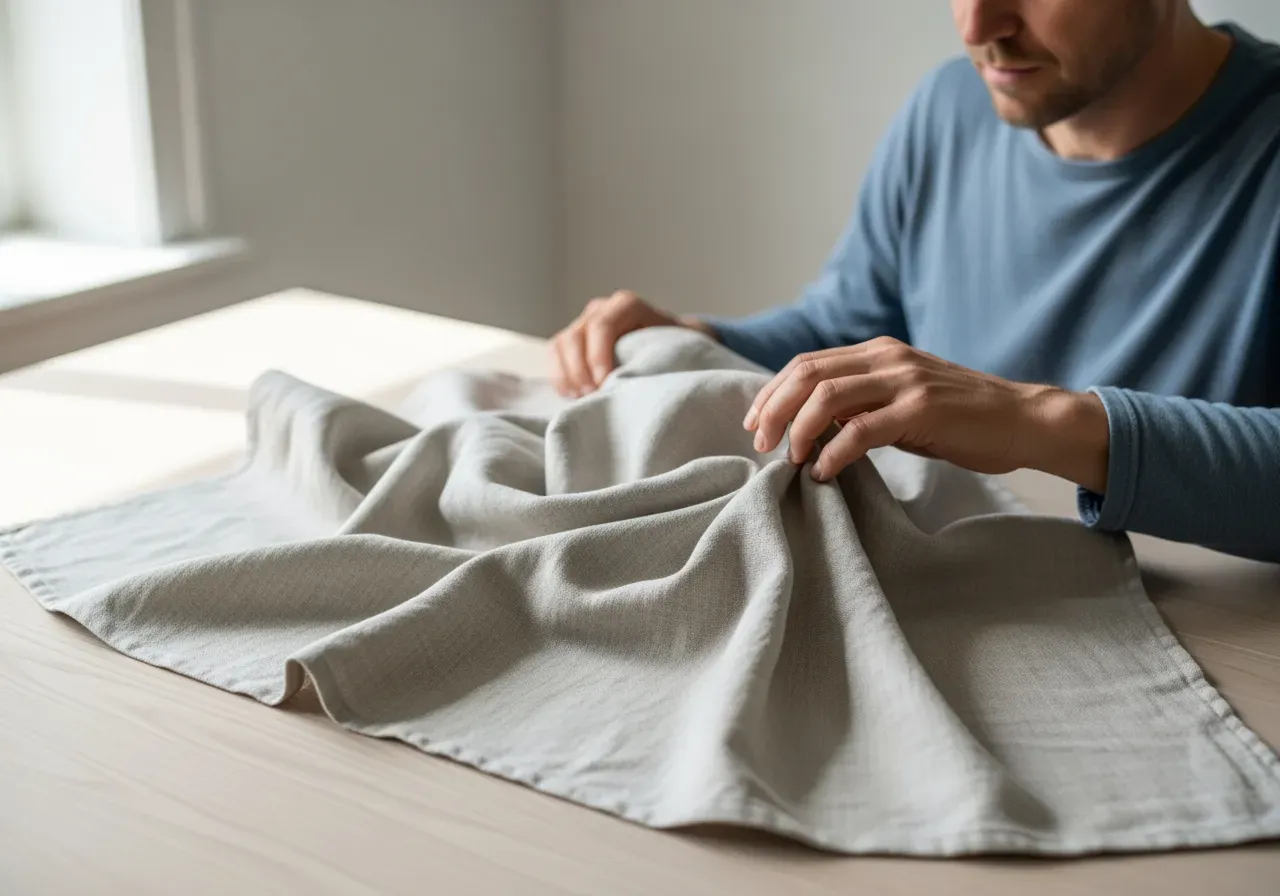 Normandiskt linne för skjortor