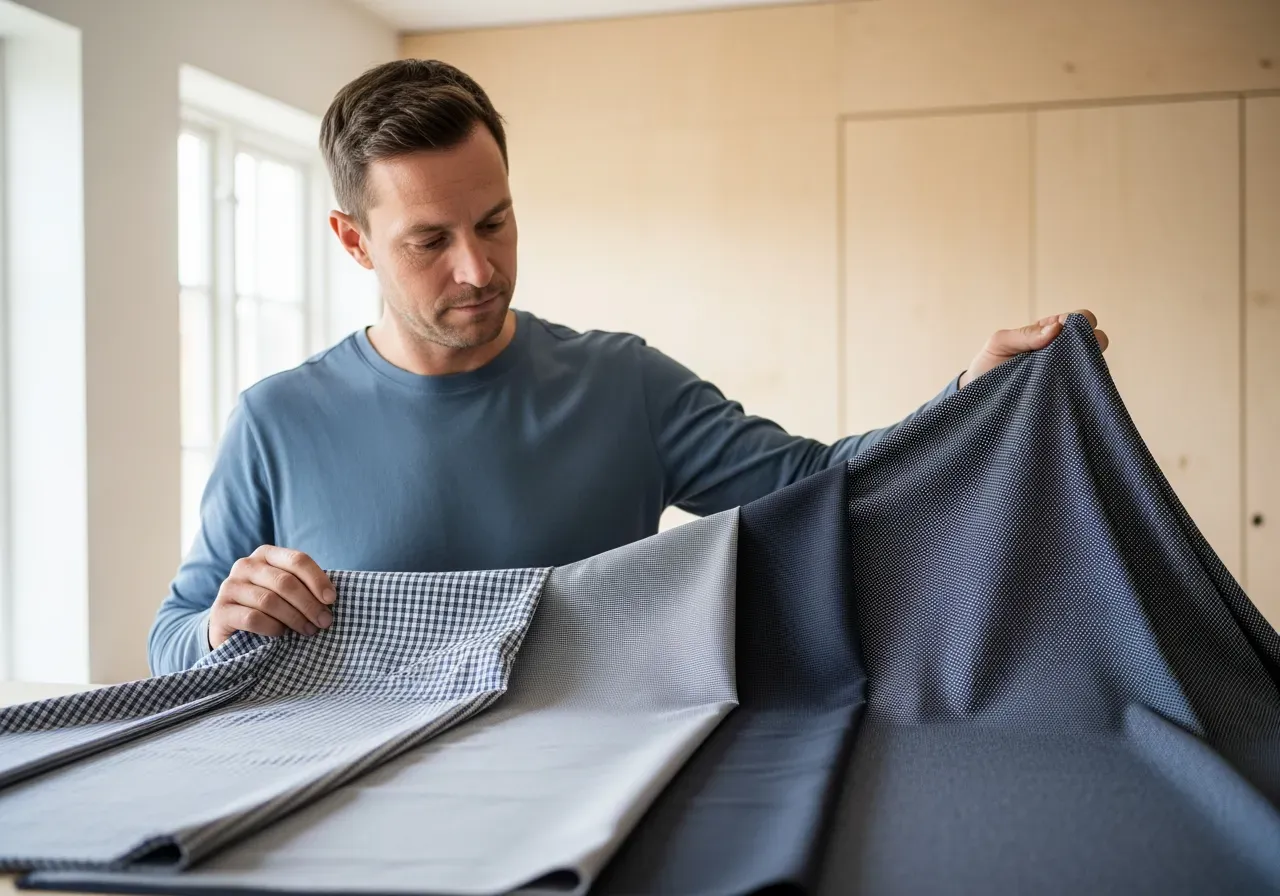 Oxford och twill i skjorttyger