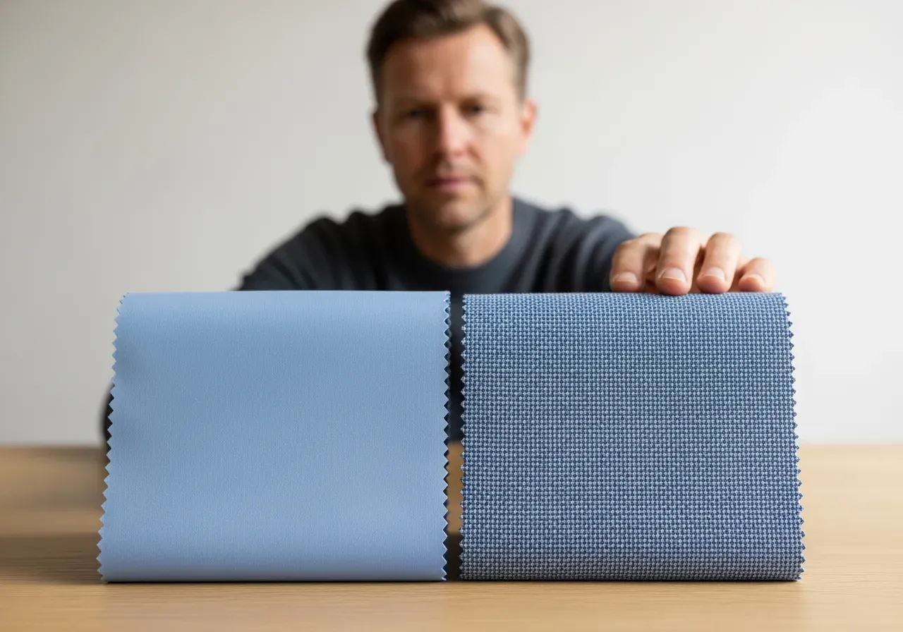 Poplin och oxford för formell skjorta