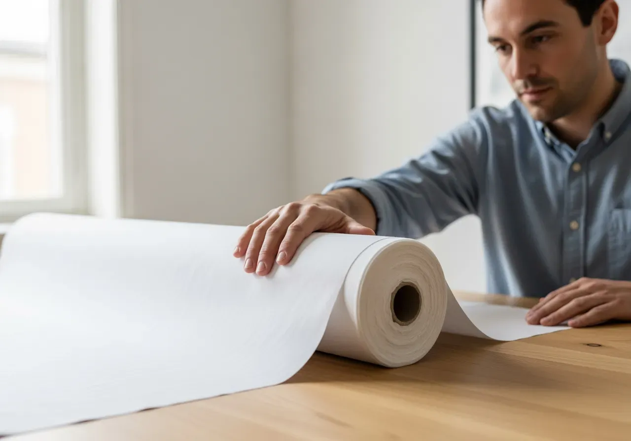 Vit bomullspoplin för måttsydda skjortor