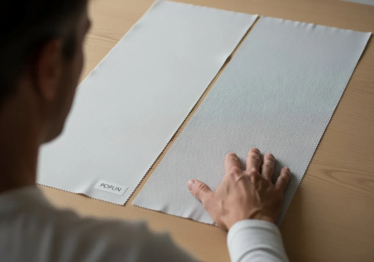 Poplin och twill i egyptisk bomull