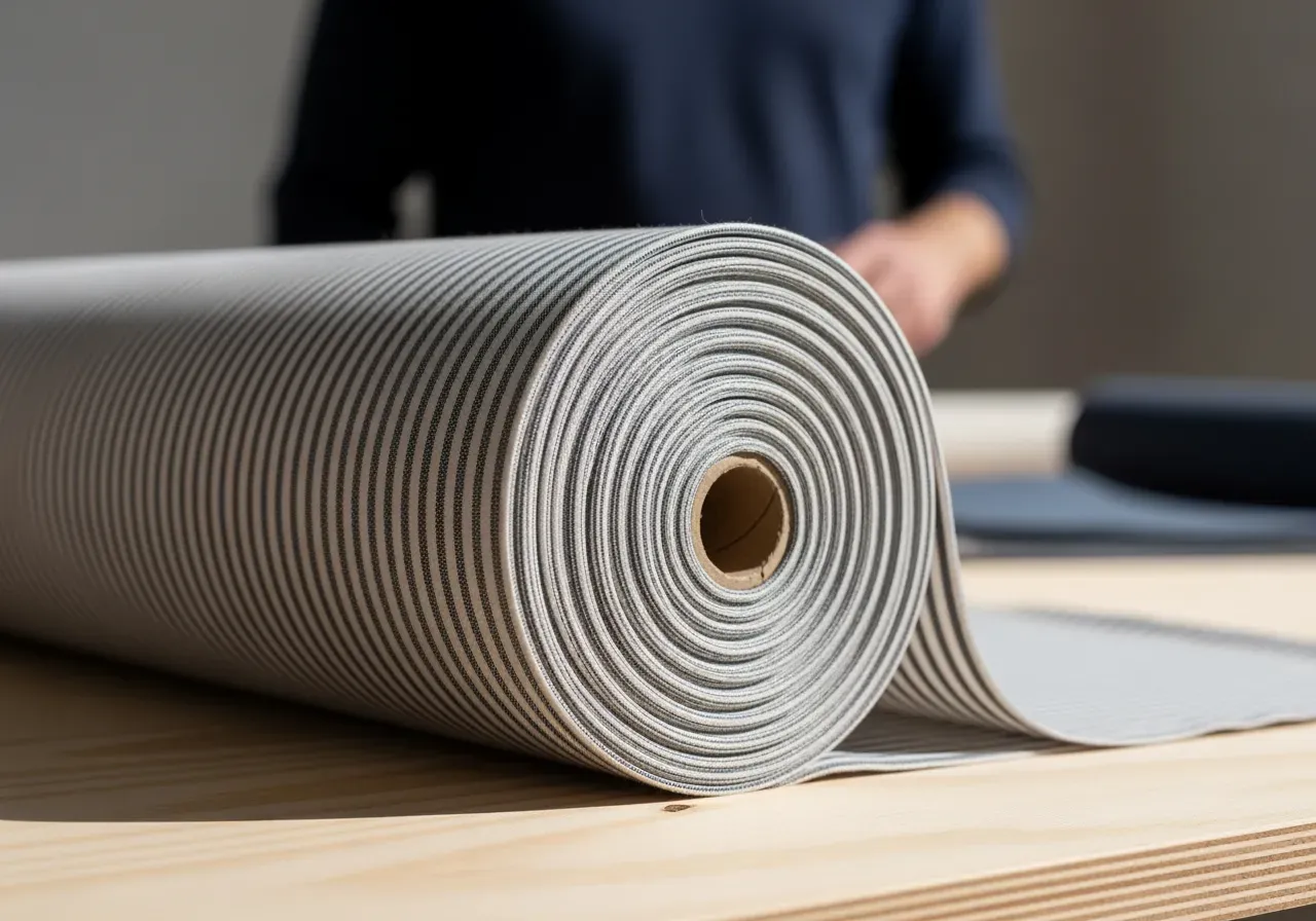 Rätt gramvikt för randig poplin