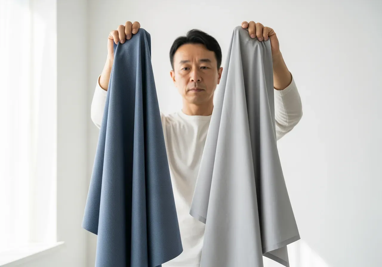 Skjorttygers fall i twill och poplin