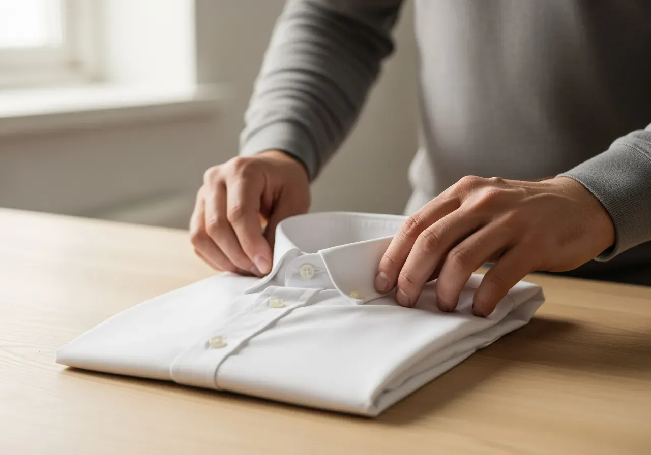 Skötsel av vit bomullsoxford