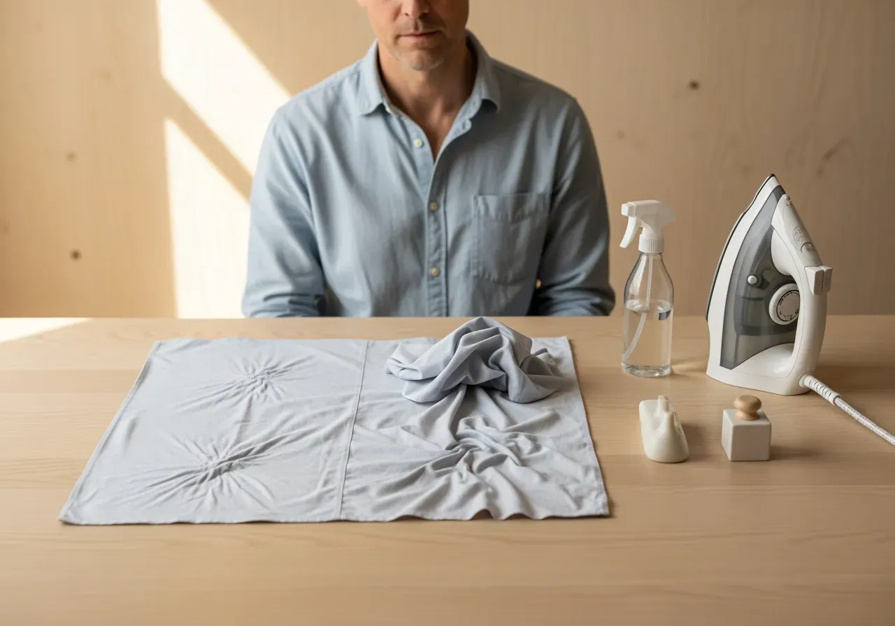 Guide till skrynkling i bomullspoplin