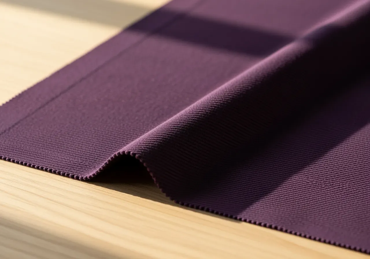 Lila kypert i egyptisk bomull