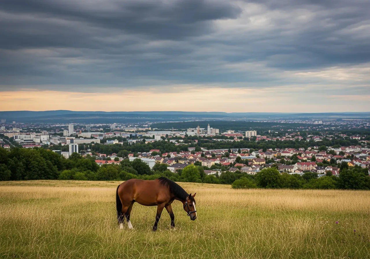 Han stryker poplin skjorta varsamt